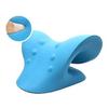 Neck Relaxer | Cervical Pillow for Neck & Shoulder Pain | Chiropractic Acupressure Manual Massage | Medical Grade Material | Recommended by Orthopaedics, Blue view 2