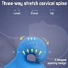 Neck Relaxer | Cervical Pillow for Neck & Shoulder Pain | Chiropractic Acupressure Manual Massage | Medical Grade Material | Recommended by Orthopaedics, Blue view 3