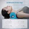 Neck Relaxer | Cervical Pillow for Neck & Shoulder Pain | Chiropractic Acupressure Manual Massage | Medical Grade Material | Recommended by Orthopaedics, Blue view 4