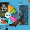 GRITFIT Superfood Choco Almond 40 grams Energy Bar [Pack of 1], 3.62g Protein and 2.87g Fiber Per Bar, Nutrient-Rich Snack, No Preservatives, Cholesterol or Trans Fats, 100% Veg for Energy & Immunity view 2