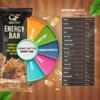 GRITFIT Superfood 40 grams Energy Bar Peanut Butter [Pack of 1], 3.66g Protein & 2.41g Fiber Per Bar, Nutrient-Rich Snack, No Preservatives, Cholesterol or Trans Fats, 100% Veg for Energy & Immunity view 2