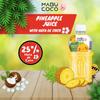 Mabu Coco Pineapple Juice 25% with Nata De Coco | Refreshing Taste | Pineapple Juice (From Pineapple Juice Concentrate) - PACK OF 6 (320ml Each) view 4