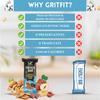 GRITFIT Superfood Choco Almond 40 grams Energy Bar (Pack of 12), 3.62g Protein and 2.87g Fiber Per Bar, Nutrient-Rich Snack, No Preservatives, Cholesterol or Trans Fats, 100% Veg for Energy & Immunity view 4