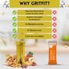 GRITFIT Choco Crunch Protein Bar [Pack of 6]  21g Protein, 15 Vitamins & Minerals, 100% Veg, No Preservatives, No Cholesterol or Trans Fats, 60g Each  Energy & Immunity Boosting Sports Nutrition view 3
