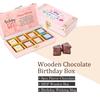 Chocoloony flavoured chocolate wooden box (box of 8pc - 12g each) l happy birthday premium chocolate gifting for brother, sister, boyfriend, girlfriend view 4