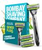 Bombay Shaving Company Sensi Flo 6 Value Pack (Handle + 3 Blades Cartridge) | Up To 4 Months Of Shaves |World's First 6 Blade Razor for men, Trimmer Blade, Skin Guard With Aloe And Vit E Lubra Strip view 1