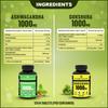 Tri-Origin Ayurveda Gokshura and Ashvagandha Tablets - 120 Tablets for Improved Vigor, Stress Relief, and Mind-Body Rejuvenation view 2