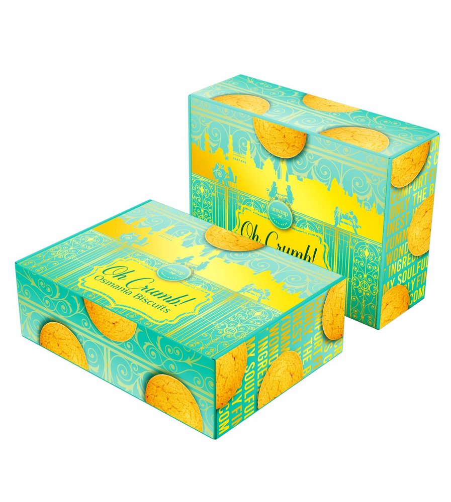 Unwrap Happiness Oh Crumb Osmania Biscuits 800g | Freshly Baked Premium Cookies | Biscuit Combo Pack | Biscuit Family Pack of 2 | Gift for Special Moments