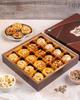 Bharat Baklava Gift Box | Assorted Premium Middle Eastern Sweets 350g | Cashew Tart, Almond Tart, Ring Baklava & Square Baklava | Festive Mithai for Gifting & Celebrations view 2