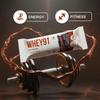 Whey91 Choco Fudge Protein Bar, 20g Protein & 7.3g Fiber in each, No Added Sugar, No Artificial Flavour, 390g- (Pack of 6) view 4
