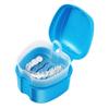 KTM Denture Box - Dental Orthodontic Retainer False Teeth Storage Case Denture Bath Box Fake Tooth Holder with Strainer view 2