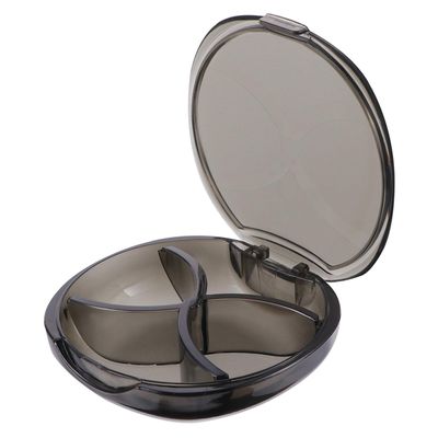 KTM 1PC Retainer Case Mouth Guard Case Denture Storage Container Orthodontic Dental Retainer Box, Black