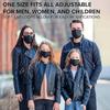 Carzillion Disposable Face Masks 3-Ply Protective 100 PCS Black Safety Breathable Mask Cover for Boys Girls with Adjustable Nose Clip & Elastic Ear Loop, Great for School/Kindergarten/Travel (100) view 3
