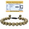 Crystal Heaven Certified Pyrite Bracelet for Women Men with Healing Crystal and Reiki Stone - Beautiful Gemstone Adjustable Beaded Bracelet for Balance, Harmony & Positive Energy view 1