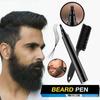 Kriq Beard Pencil Filler For Men Barber Styling Pen with Bristle Beard Brush Waterproof, Sweat Proof Natural Shaping Up for Men Beard, Moustache & Eyebrows view 4