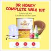 DR HONEY hair removal gold wax knife, strips with heater and after wax oil & per wax gel aply all body skine (men and women) 595.5gm view 2