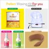 DR HONEY hair removal gold wax knife, strips with heater and after wax oil & per wax gel aply all body skine (men and women) 595.5gm view 4