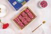 Bharat Baklava Rose Delight | Corn Starch | Sugar Syrup and layered with Rose Petals | Delight (12 piece) view 4