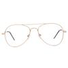 ARN OPTICALS - Aviator Progressive Reading Glasses,Anti Glare And Blue Cut For Men Women Power +1.00 +1.25 +1.50 +1.75 +2.00 +2.25 +2.50 +2.75 +3.00 (Medium, Distance Zero/Near +3.00, Golden) view 1