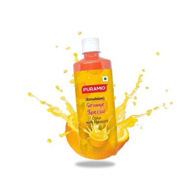 Puramio Orange Special- Color with Flavours (Emulsion), (500ml)
