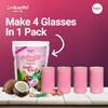 Solkadhi  Garlic & Chilli Flavor  Solkadhi Paste Mix By Exotic Treats | Add water and serve | Make four glasses in 1 Pack view 4