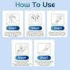 ZUGAD Hair Removal Waxing Strips for Eyebrows Face Upper Lip Chin Facial, Leg Hand, Bikini, Arms Hair Wax Strips for Home and Salon for Women and Girls - 20 pcs. (Aqua Fresh) view 4