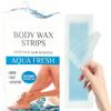 ZEELPETAL Hair Removal Waxing Strips for Eyebrows Face Upper Lip Chin Facial Wax Strips for Home and Salon for Women and Girls - 20 pc, Multi. (Aqua Fresh) view 1