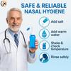 JimXen Nasal Wash Neti Pot 300ml BPA Free Sinus Rinse Bottle with Pressure Control for Adults & Kids | Nasal Irrigation Cleaner for Allergy, Cold & Congestion Relief (Blue) view 2
