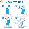 JimXen Nasal Wash Neti Pot 300ml BPA Free Sinus Rinse Bottle with Pressure Control for Adults & Kids | Nasal Irrigation Cleaner for Allergy, Cold & Congestion Relief (Blue) view 3
