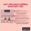 Argonium Prime Herbal Bamboo Sanitary Pads For Women | XXL Herbal 25 Pads 330mm,Pure Cottene Base, Rash-Toxin-Irritation Free,High Absorbent, Heavy Flow,Extra Long.Day-Night Napkin With 2Disposal Bags | Skin Friendly view 4