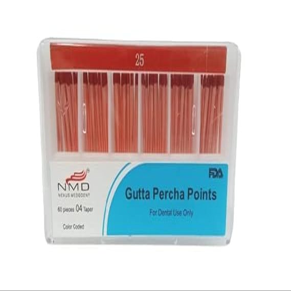 DENTAL TOOL Gutta Percha Points (4%, 25)