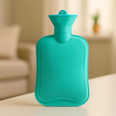 Commence Rubber Hot water Bag Non electric Thermal for Pain relief, Neck, Shoulders, Feet Warmer, Menstrual Cramps, Hot and cold therapy (Multicolor)