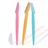 Ithusha Women Eyebrow Trimmer Facial Hair Remove Razor Eyebrow Epilator Eye Brows Blades Shaver Knife Girl Makeup Cutting Cosmetic Tool (3 Pieces) view 2