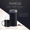 Avakasi Signature Sigma Light Medium Roasted Coffee with Collectible Tin - AAA Export Arabica (Plunger) view 3