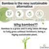 Green loops Bamboo 3 Ply Toilet Paper Tissue Rolls  16 Rolls (300 Pulls Per Roll), Tree Free, Unbleached, 100% Natural, Ecofriendly view 4