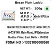Singla Sweets Plain Besan Laddu 200g view 3