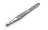 Basicare Stainless Steel Precision Filed Flat Tip Tweezer For Women and Men.Tweezer For Ingrown Hair, Plucking Daily Beauty Tool. view 1