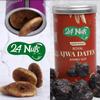 24 Nuts Hand Picked Jumbo Size Afghani Royal Anjeer (Dry Figs) & Royal Ajwa Dates Combo Pack 500gm (250g X 2) view 1