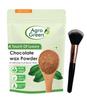 Agrogreen Chocolate Wax Powder For Women - Chocolate Hair Remover Powder - Useful for all Skin Areas, Legs, Underarms, Bikini Area, Facial etc - 10 Minutes Painless Full Body Wax - (400 GM) view 1