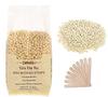 ELITEWAVE Hard Beans Wax With Wooden Stick For Full Body Hair Removal Wax (500 G) Multicolor, Women view 1