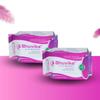 Bhuvika 8 Layer Cotton Smart Sanitary napkins Pads for Women - Rash Free, Anti Bacterial, Skin Friendly, Double Wing Shape, Advanced Leak Protection, X Large, 360mm - 2 Pack (12 Pads) view 1