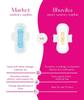 Bhuvika 8 Layer Cotton Smart Sanitary napkins Pads for Women - Rash Free, Anti Bacterial, Skin Friendly, Double Wing Shape, Advanced Leak Protection, X Large, 360mm - 1 Pack (6 Pads) view 3