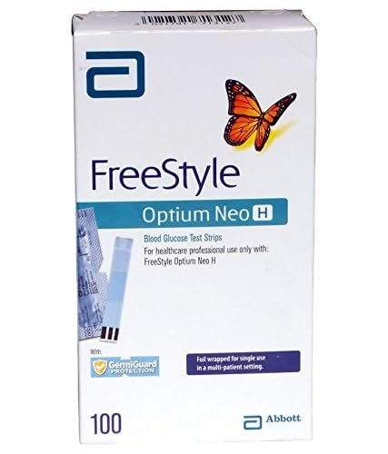 Anmol Free Style Optium Neo H 100 Strips By Abbott