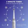 TOOTLE Adult Pro Electric Toothbrush-Aa Powered, 150 Days Battery Life, 40,000 Strokes, Ipx7 Waterproof, Dupont Tynex Bristles, Smart Timer, Fading Bristles, Includes 2 Brush Heads, 1 count view 2