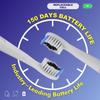 TOOTLE Adult Pro Electric Toothbrush-Aa Powered, 150 Days Battery Life, 40,000 Strokes, Ipx7 Waterproof, Dupont Tynex Bristles, Smart Timer, Fading Bristles, Includes 2 Brush Heads, 1 count view 3