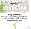 Green loops Bamboo Toilet Paper Roll - 3Ply (Pack of 12 Rolls), 300 Pulls/Tissue Roll, Tree Free, Unbleached, 100% Natural, Ecofriendly view 4