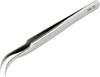 B-LADY Stainless Steel Eagle Beak Tweezers for Craft, Electronics, Soldering, Medical and Experimental Work, Jewelry-Making, Non-Magnetic Curved Tweezers CURVED POINTED) (PACK OF 1_) view 1