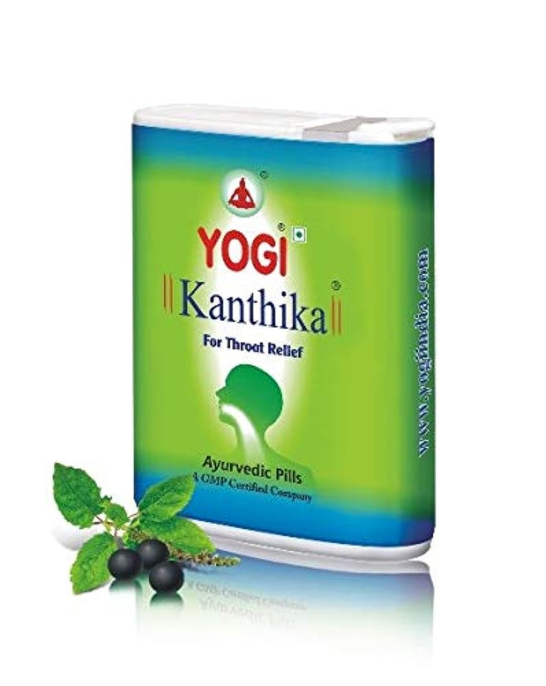 Yogi Kanthika Ayurvedic Throat Relief Pills for Sore throat | 280 Pills (10)