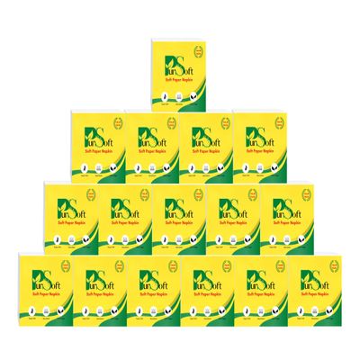 NE Soft Pure Soft Tissue Paper Napkins For Home, Kitchen, Office, Cafe 50 Pulls Per Packs-(Pack Of 13) (N_S_10212)