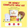 DR HONEY Hair removal cold wax (pre gel & after oil) strips, knife, heater, all type suitable women & men 598GRAM (SPREY) view 1